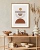 grafiki i ilustracje PLAKAT  boho dekoracyjny abstrakcyjny 2