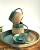 kubki Taca / Patera +  kubki ceramiczne 2 szt -  Rajska Plaża 1