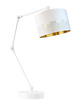 lampy stołowe Lampa stołowa z regulowanym ramieniem glamour ASMARA GLAM 4