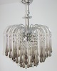 lampy wiszące Oryginalny żyrandol Paolo Venini Murano, Włochy, lata 70. 2