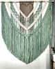 makramy Ogromna Makrama Ścienna SALVIA HEART Precyzyjne Rękodzieło 140x160 cm 2