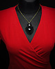 wisiory Czarny wisior soutache 2