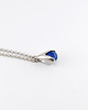 srebrne naszyjniki Srebrny naszyjnik KONWALIA  z lapis lazuli 1