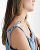 sukienki midi damskie Lniana Sukienka FLORA MIDI dusty blue 3