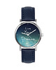 zegarki unisex Zegarek mały - Live Your dreams - skórzany, granatowy 1