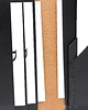 portfele męskie Ręcznie robiony skórzany portfel minimalistyczny, cienkie etui do marynarki 5