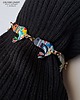 bransoletki - inne Urocza bransoletka boho z cudnymi kolorowymi emaliowanymi ptaszkami handmade 6