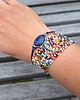 bransoletki wire wrapping Lapis lazuli na lato - bransoletka sznurkowa 4