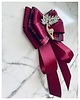 broszki Brosza  / Krawat w kolorze burgund  z Reniferem Exclusive 7