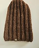 czapki damskie Brązowa czapka wełniana 2