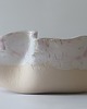 miski i misy Biało ceramiczna miska z kwiatami 2