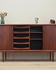 komody i szafki Highboard tekowy, duński design, lata 60, produkcja: Omann Jun 1