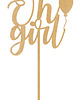 ozdoby na chrzest Topper na tort Oh Girl 1