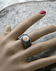 pierścionki srebrne Roman Ancient Ring ;) złota plamka 2