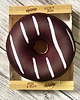 poduszki z grafiką Poduszka gigantyczny Donut pączek czekoladowy puf 1
