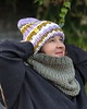 szale damskie WOOLY wełniany komin  tuba-  kolor szałwiowy zielony 3