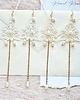 Biżuteria ślubna Kolczyki ślubne z perłami  Lace Me Pure 2 7