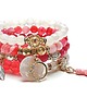 bransoletki z kamieni naturalnych Strawberry sorbet /19-06-23/ set 1