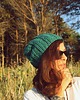 czapki damskie Czapka beanie leśna zieleń 3