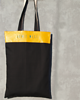 torby XXL Torba typu shopper z grubej tkaniny i skóry 7