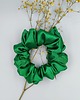 gumki do włosów Scrunchie satyna green grass 1