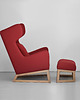 fotele Fotel LORD + podnóżek wool collection 3