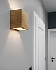 kinkiety Lampa drewniana Kinkiet Jesion 15cmx15cm DREWNO 2
