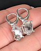 kolczyki srebrne Kolczyki srebrne diamond- herkimery 5