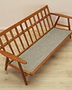sofy i szezlongi Sofa czerwona CIGAR, duński design, lata 60, Hans J. Wegner, Getama 4
