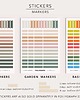 kalendarze i plannery Naklejki do planerów, kalendarzy EARTH MARKERS 1