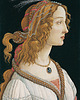 obrazy Portret Simonetty Vespucci jako nimfy- S. Botticelli - dekoracja ścienna 1