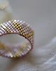 pierścionki - różne Pierścionek Beadingowy  GoldenPink 7