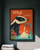 plakaty Plakat 50x40  łazienka myj łapki 2