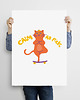 plakaty Plakat Calm as F*ck 2