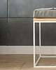 pufy do siedzenia Pufa, stolik Korfu loft drewno, metal biała 3