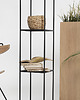 regały i półki Regał metalowy minimalisyczny TENSIO PILLAR 5 blatów 230 cm czarny 3