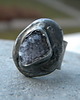 pierścionki - różne Roman Ancient Ring ;) surowy ametyst 2