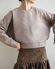 bluza bez kaptura damska Wafel Bluza 6