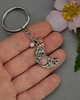 breloki Oryginalny brelok księżyc, breloczek kamień słoneczny wire wrapping 2