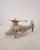 klocki i zabawki drewniane Drewniany helikopter 2