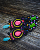 kolczyki soutache Długie etniczne kolczyki soutache 2