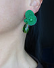 kolczyki soutache Zielone  kolczyki soutache 1