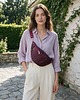 saszetka nerka Nerka XL Burgundy + miniportfelik gratis 1