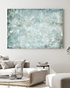 obrazy Obraz na płótnie - Kwiaty w abstrakcji - 100x70 cm  (1-0322) 2