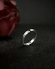pierścionki srebrne Delikatny pierścionek Moon Surface 3 mm 3