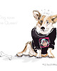 plakaty Plakat Dog save the queen 2