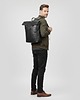 plecaki Plecak roll top skórzany vintage na laptopa miejski czarny unisex AY-32-BL 1