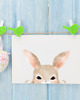 obrazy i plakaty do pokoju dziecięcego PLAKAT DO POKOJU DZIECKA króliczek królik zając Wielkanoc 3