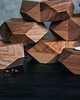 świeczniki i świece Świecznik tea-light drewniany 6