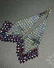 kolczyki szklane Ceath, "indiańskie" kolczyki, beading 2